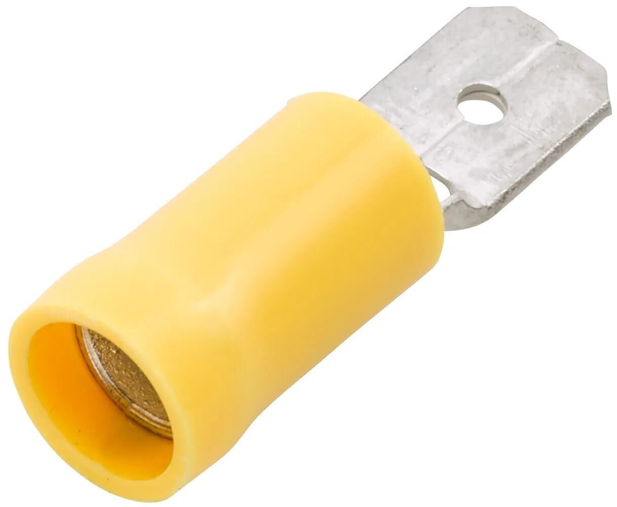HELLA flachstecker fl.plug 4.0-6.0 50st yellow 6.3 x 0.8mm