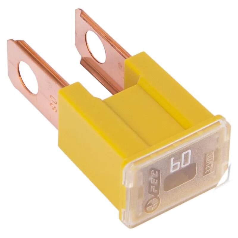 Dresselhaus pal-sicherung male (bt) block fuse type 60a male yellow