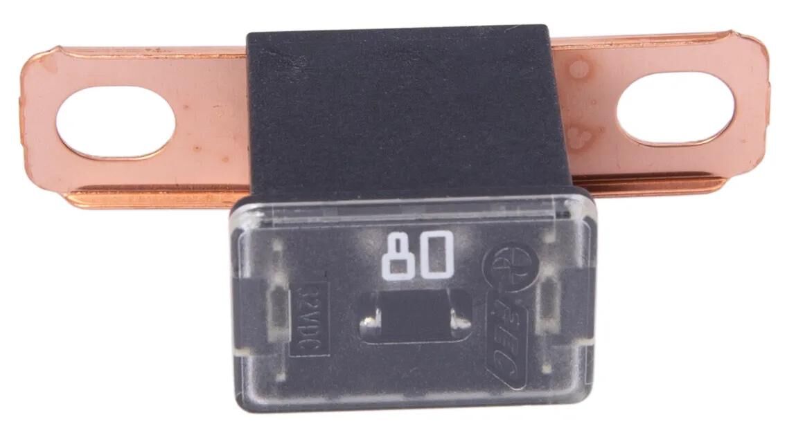 Dresselhaus pal-sicherung protection 80a bent(cs) m. screw connection black
