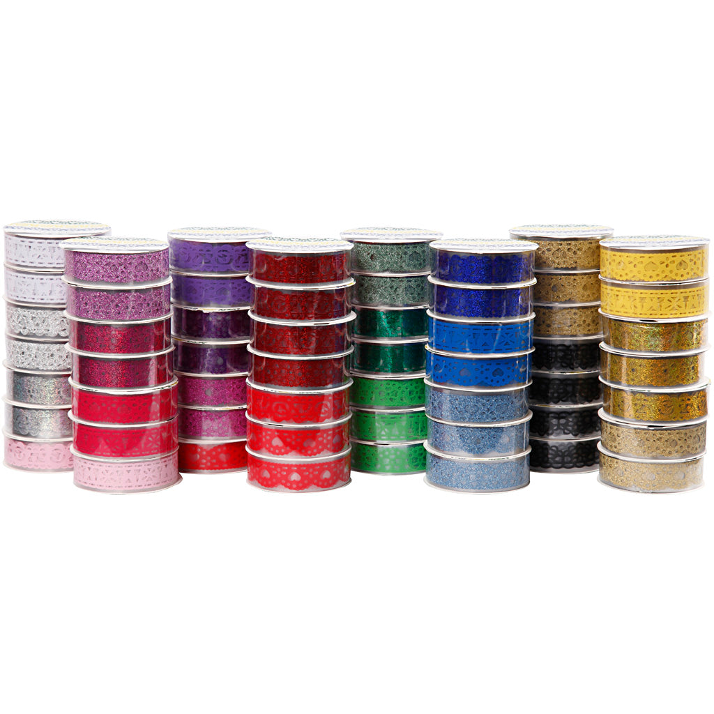 https: www.cchobby.nl lace-tape-set-b-15-mm-diverse-kleuren-56x3-m-1-doos