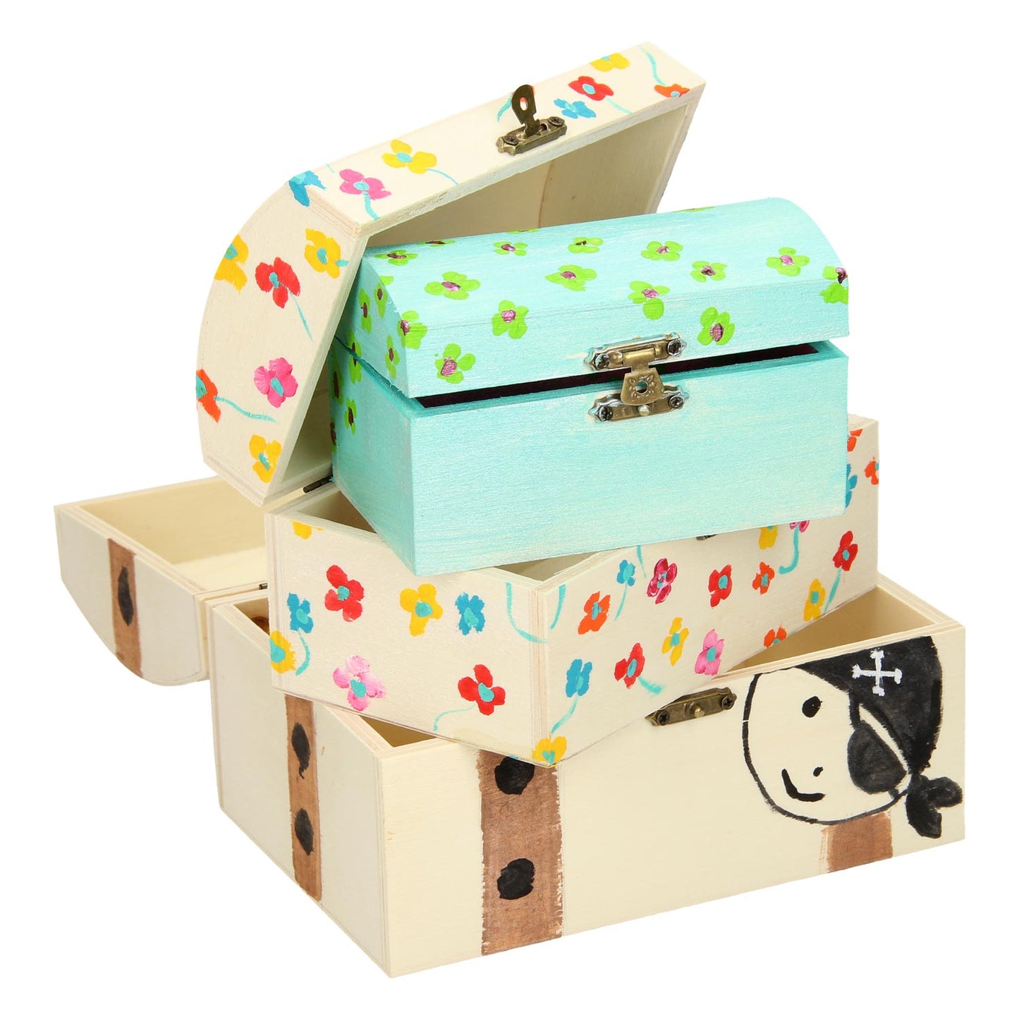 Playwood Versier je eigen houten schatkist, 3st.