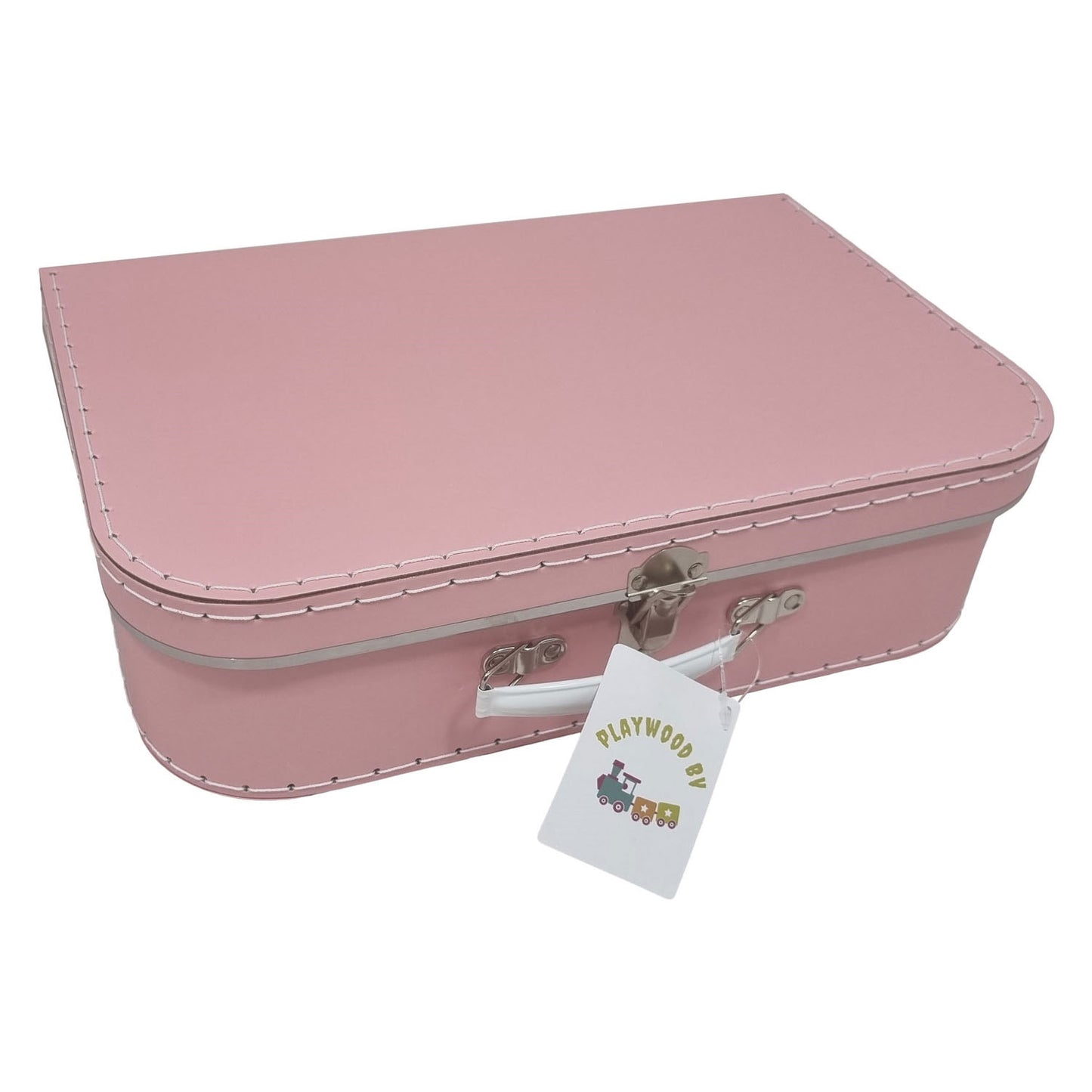 Playwood Kartonnen koffer set roze, 3st.
