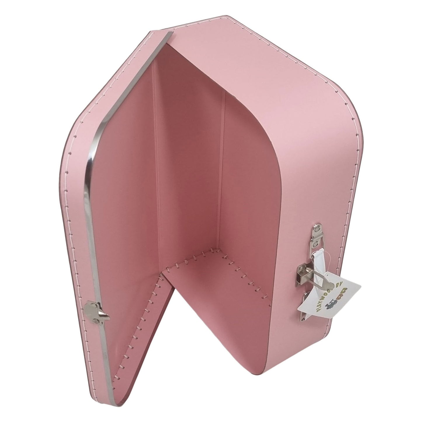Playwood Kartonnen koffer set roze, 3st.