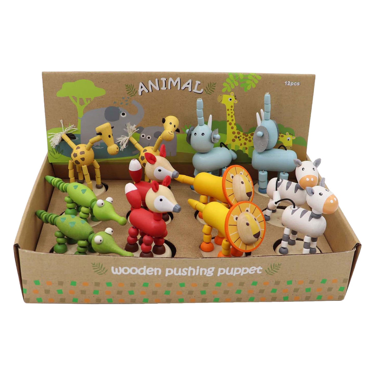 Playwood Houten drukpop jungle
