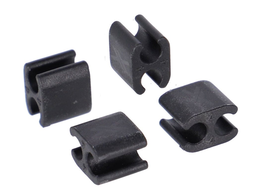XLC Kabed kabelclip 4mm zw ds a 4 brx120