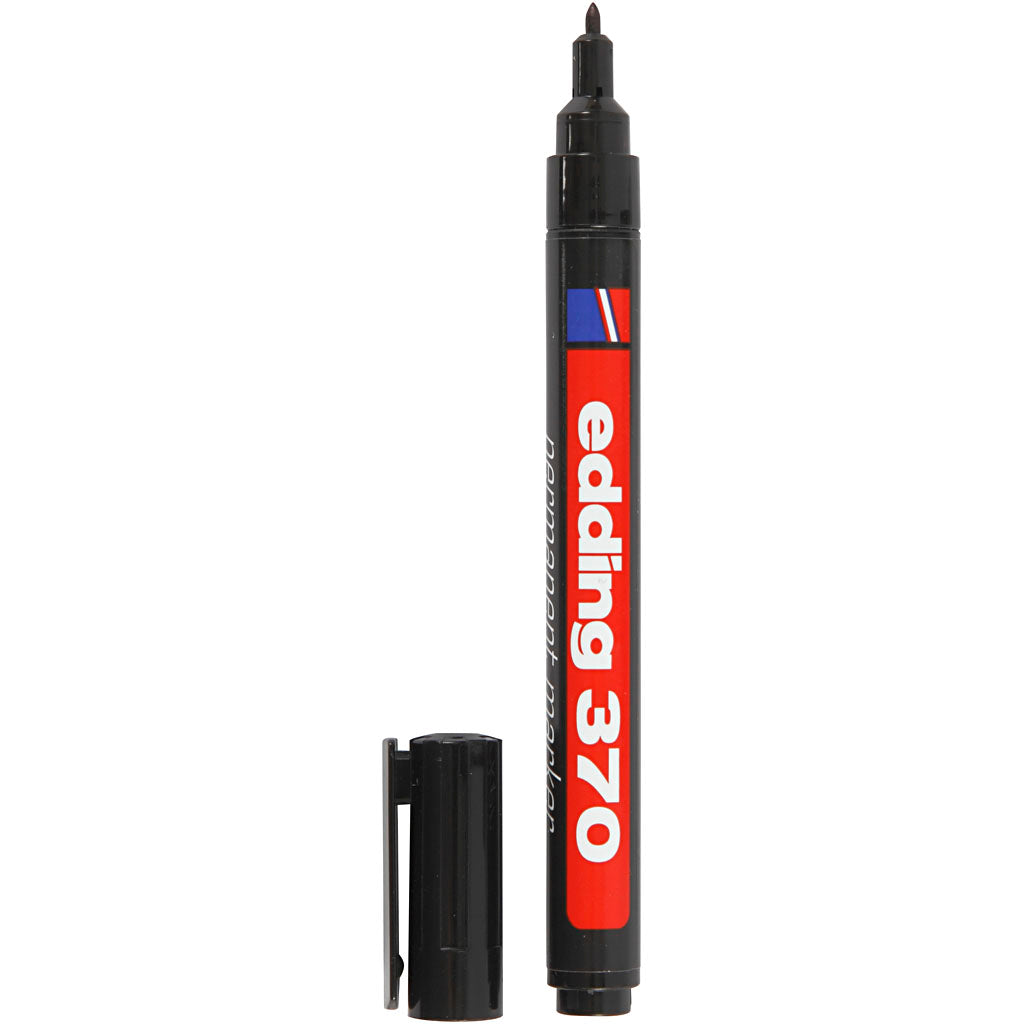 Edding Https: www.cchobby.nl -370-stift-lijndikte-1-mm-zwart-1-stuk