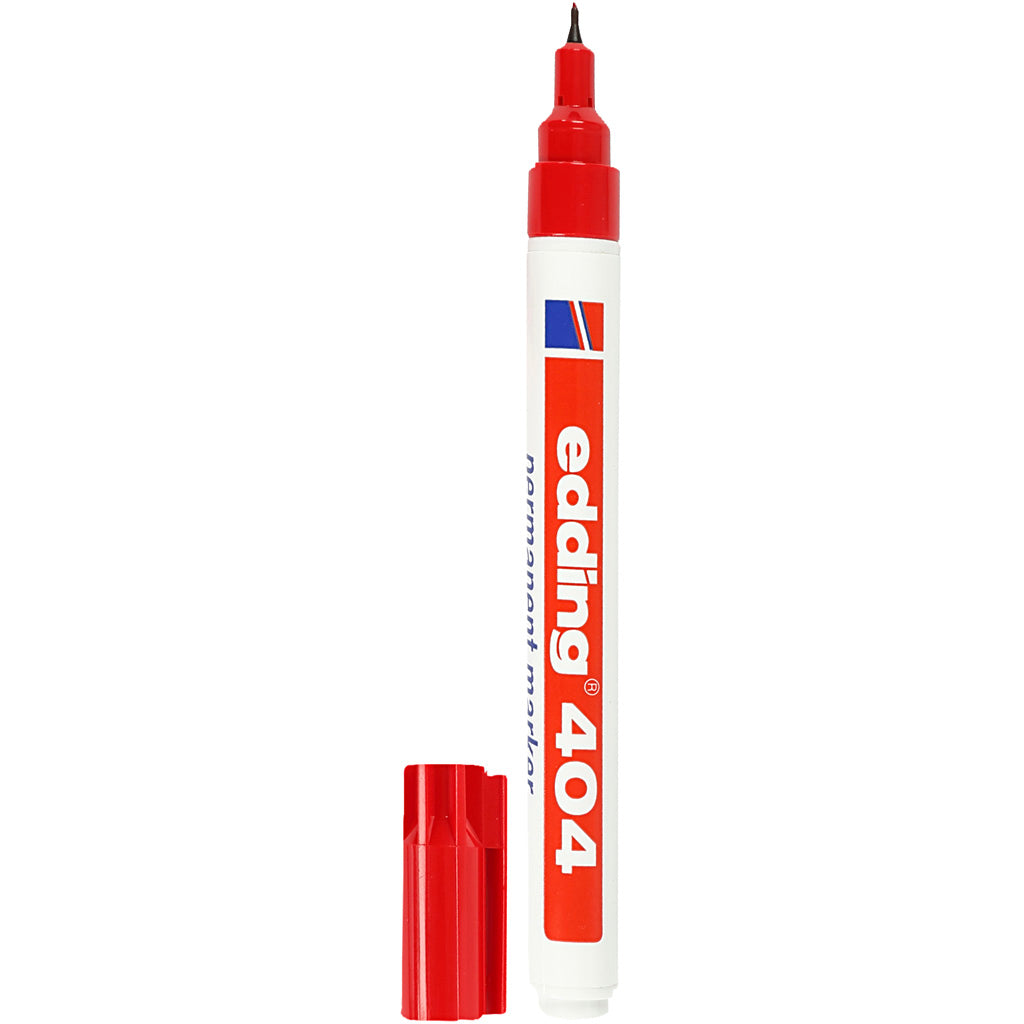 Edding Https: www.cchobby.nl -404-marker-lijndikte-0-75-mm-rood-1-stuk