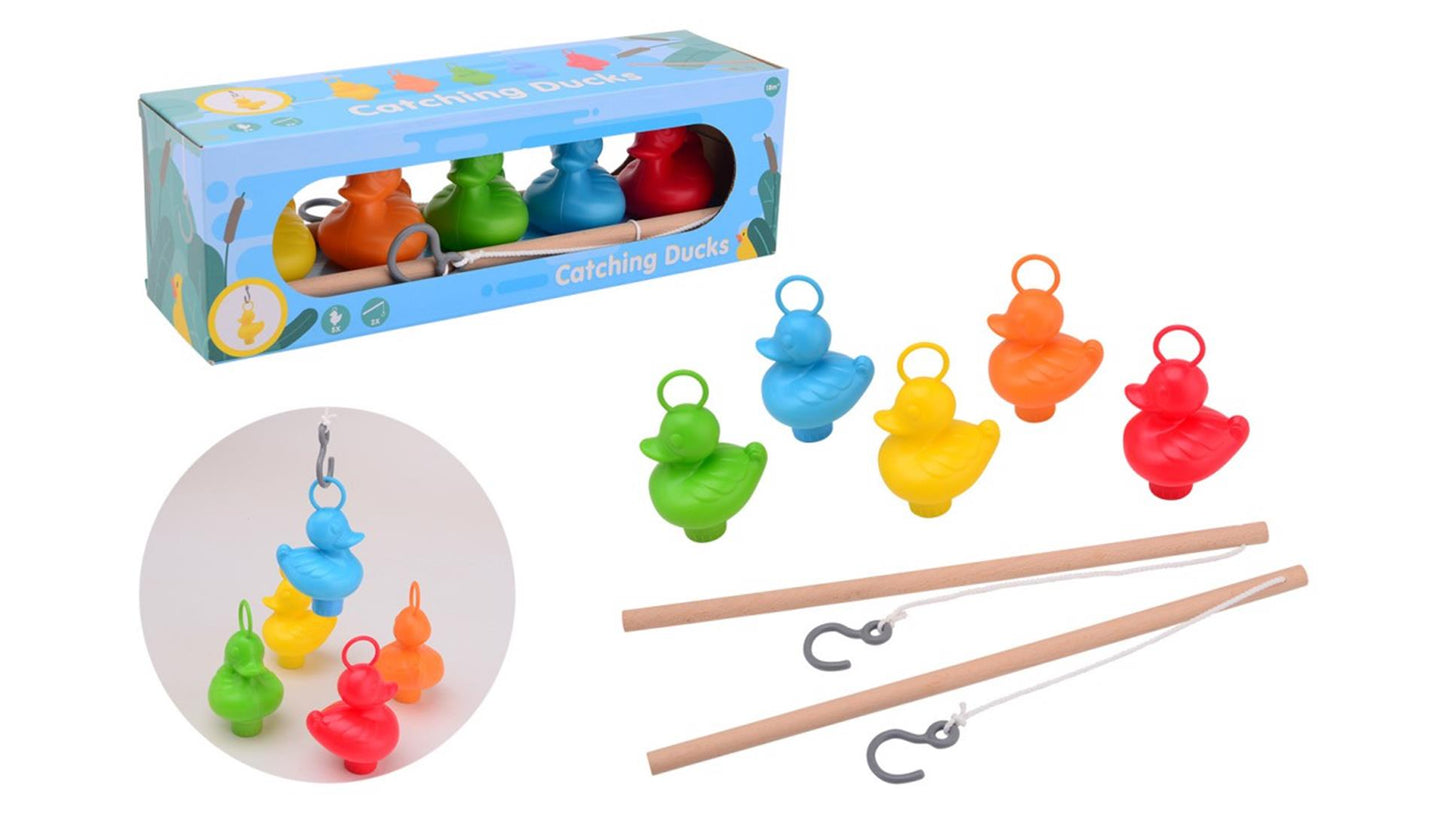 Johntoy John toy eenden vis spel in doos