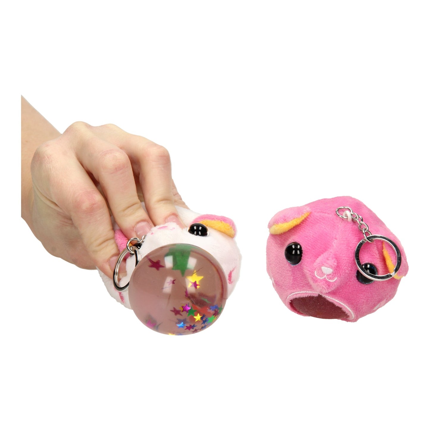 Johntoy Squishy sleutelhanger zachte dieren