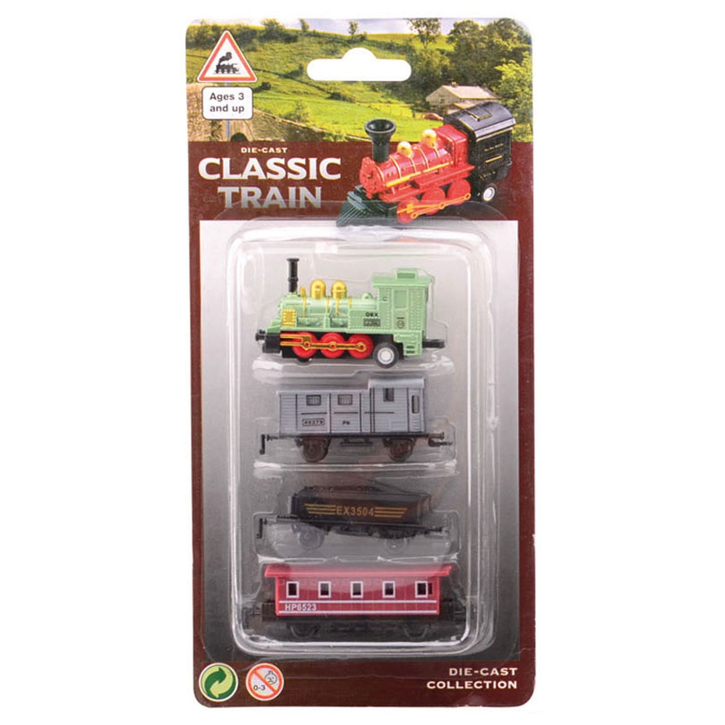 Johntoy Die-cast pullback locomotief