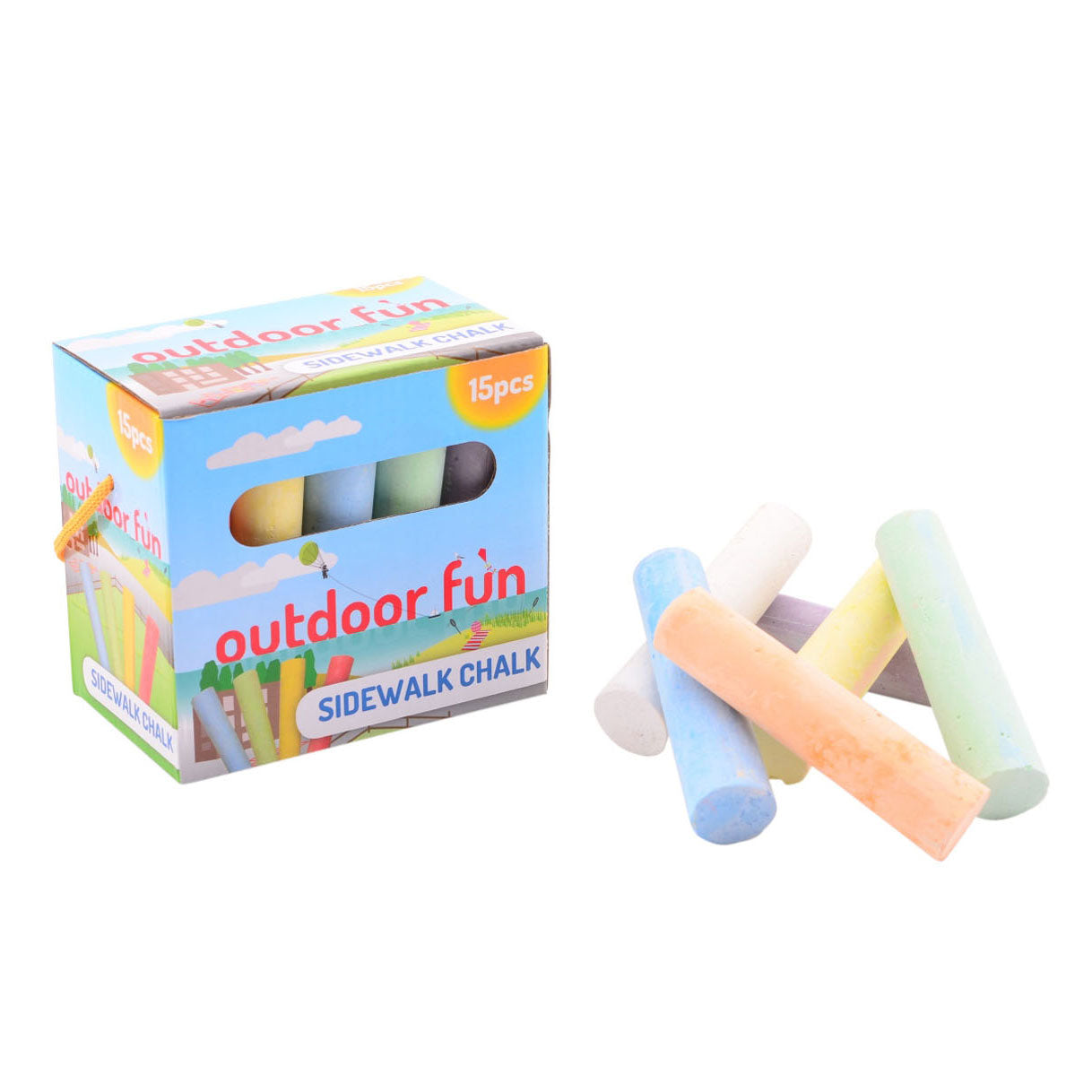 Outdoor Fun Stoepkrijt, 15dlg.
