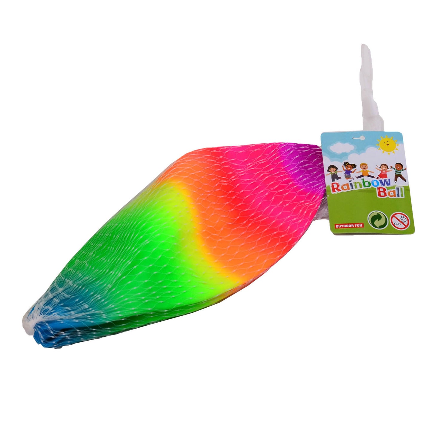 Johntoy Outdoor fun regenboogbal, 20cm