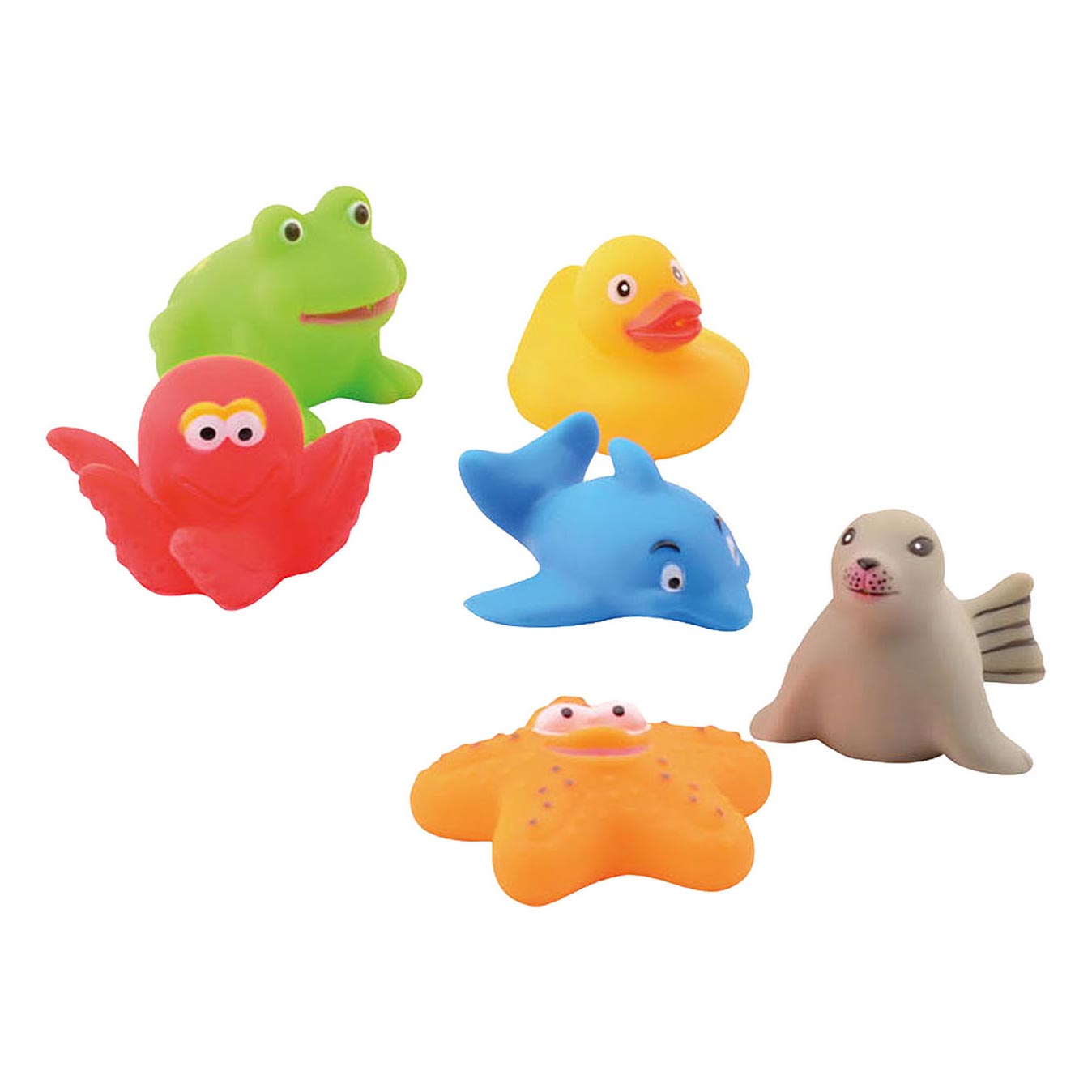 Johntoy Happy world badspeeltjes, 6dlg.