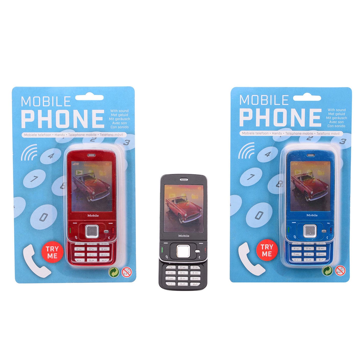 Johntoy Mobiele speelgoed telefoon met geluid