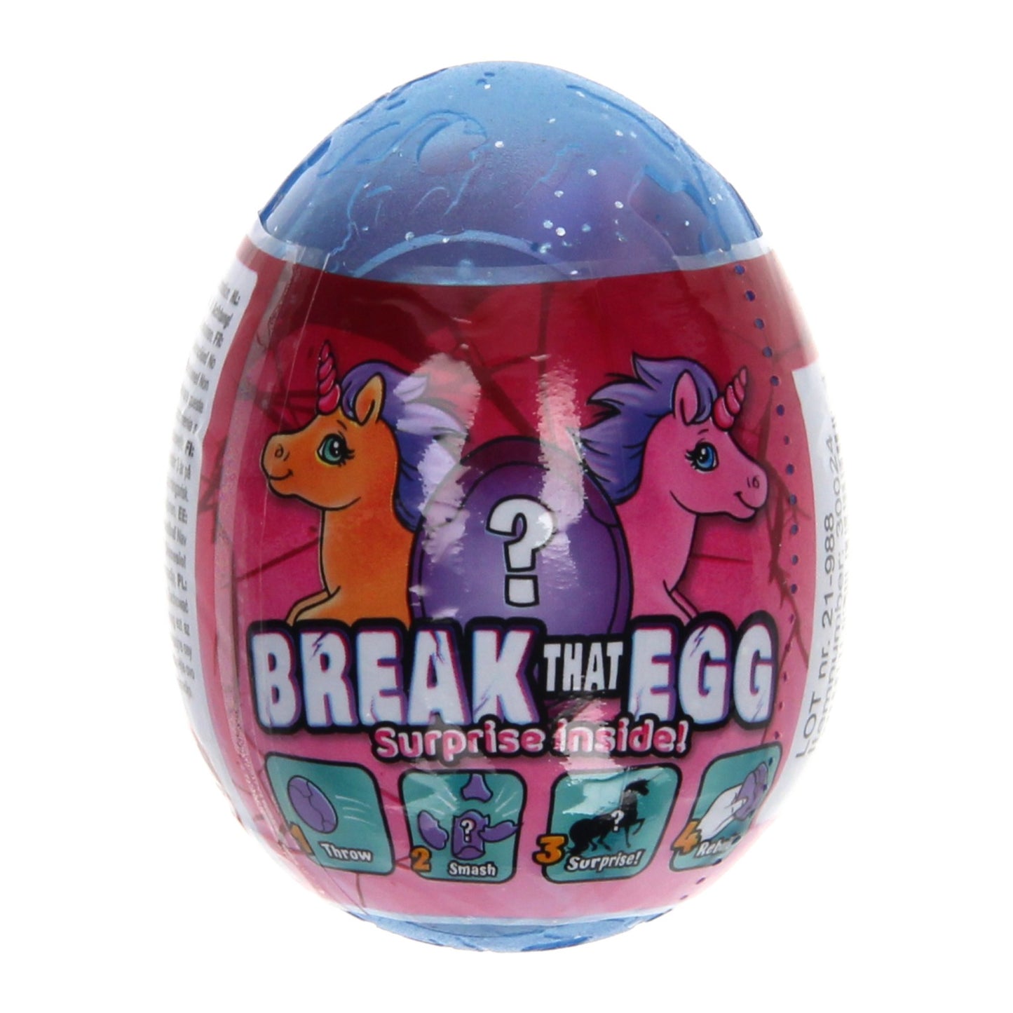 Johntoy Break the egg verrassingsei eenhoorn
