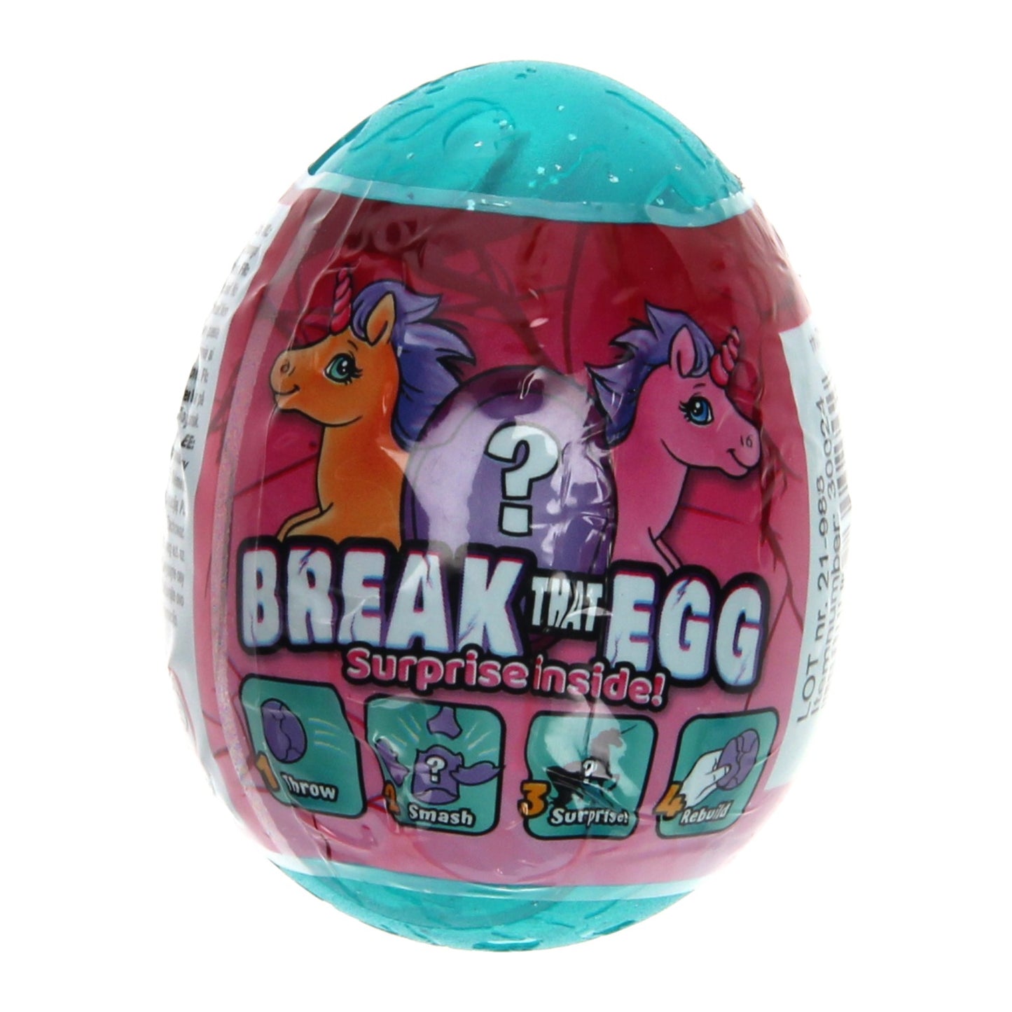 Johntoy Break the egg verrassingsei eenhoorn