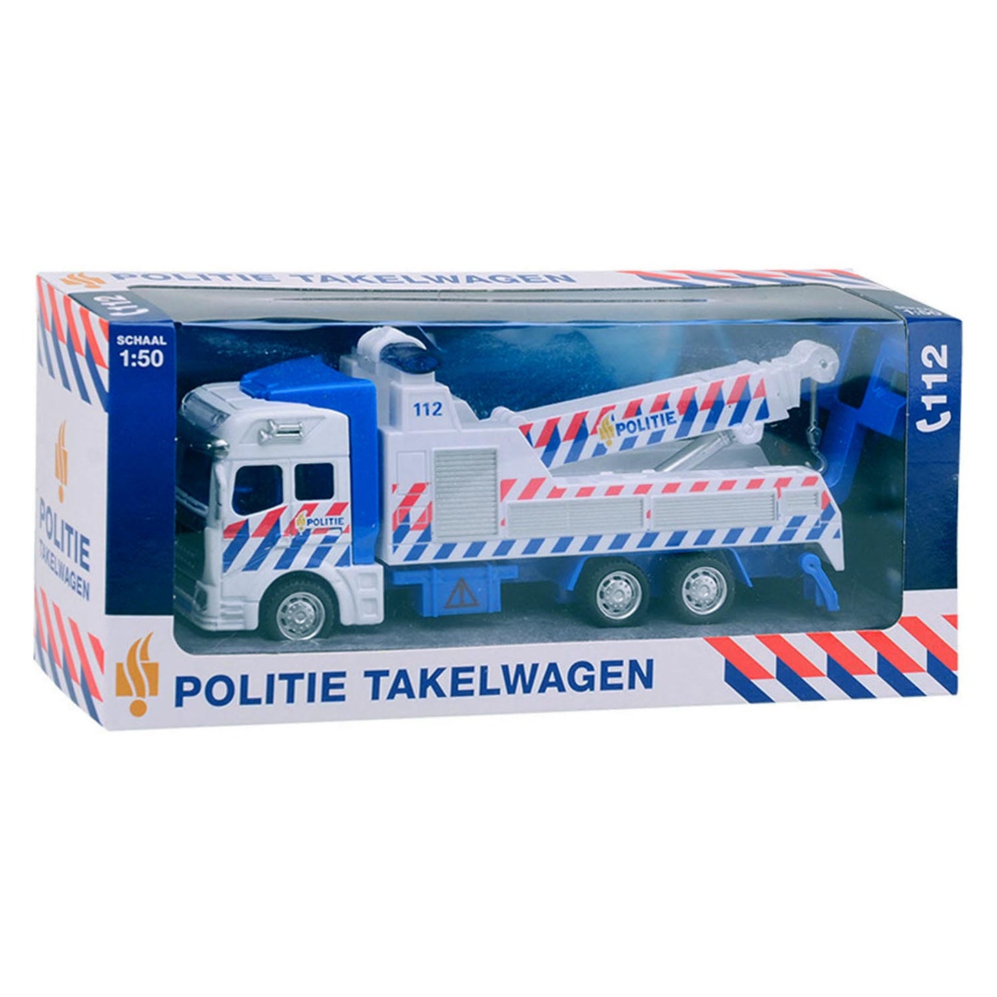 Twisk 1-1-2 pull-back politie takelwagen