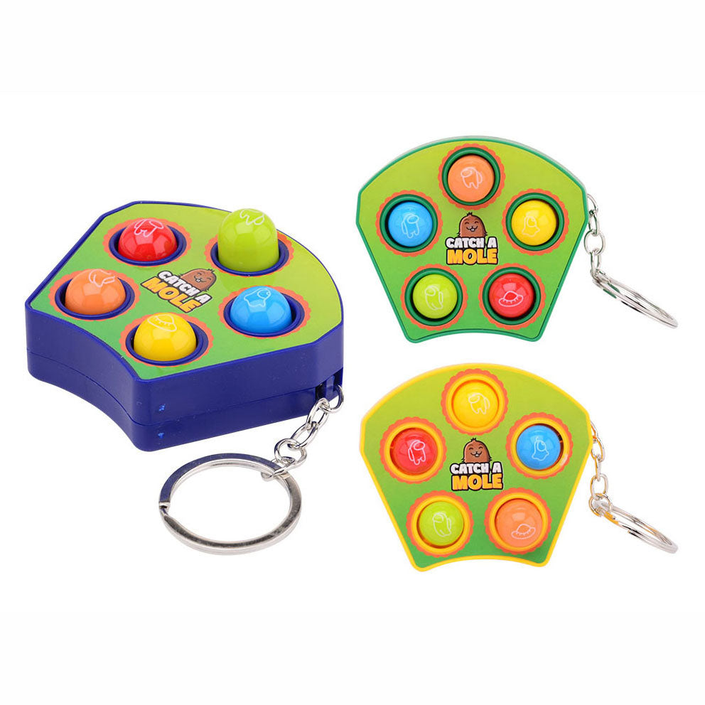 Toi-Toys Mollen meppen sleutelhangerspelletje