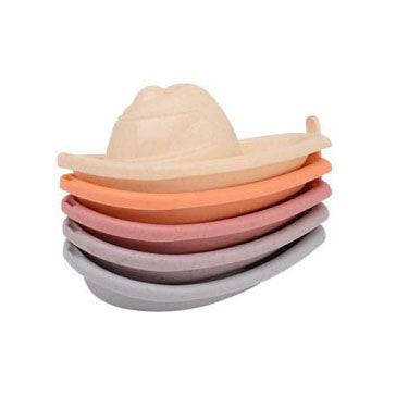 Johntoy Happy world bio plastic badbootjes, 5st