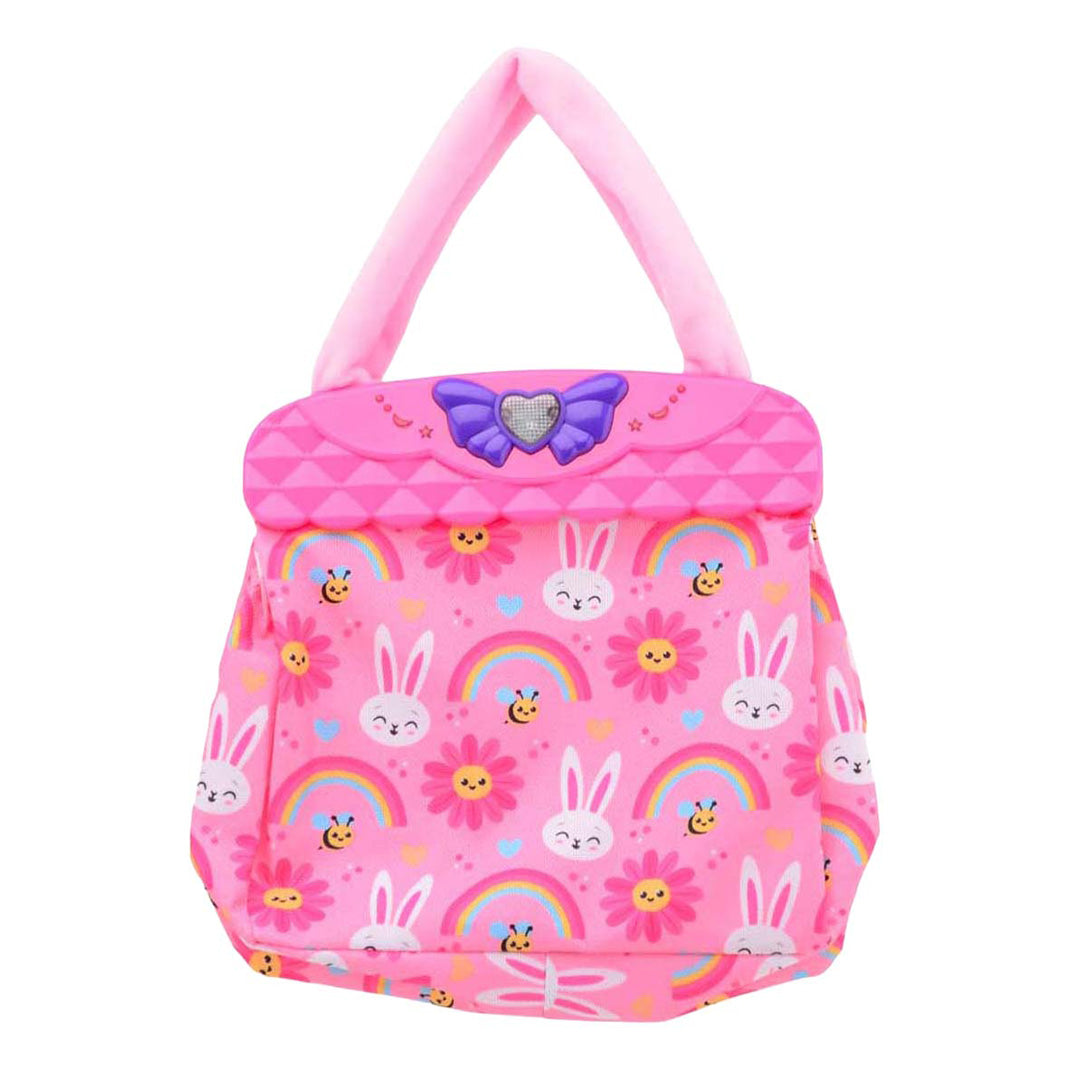 Johntoy Handtas met licht en geluid - roze