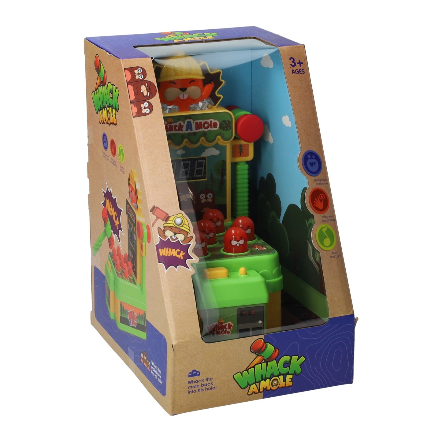 Johntoy Whack a mole - met licht en geluid