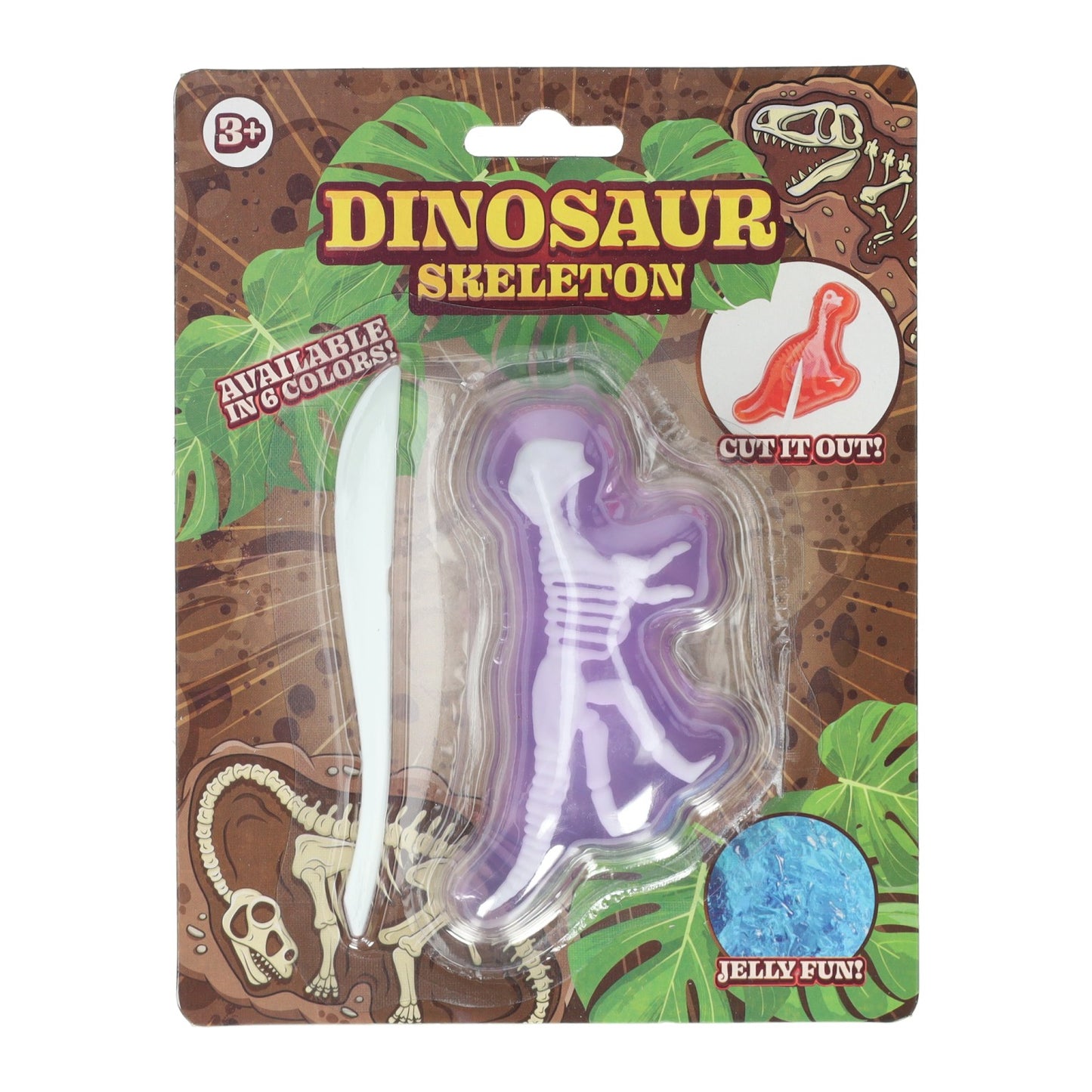 Johntoy Cut out dino slijm skelet