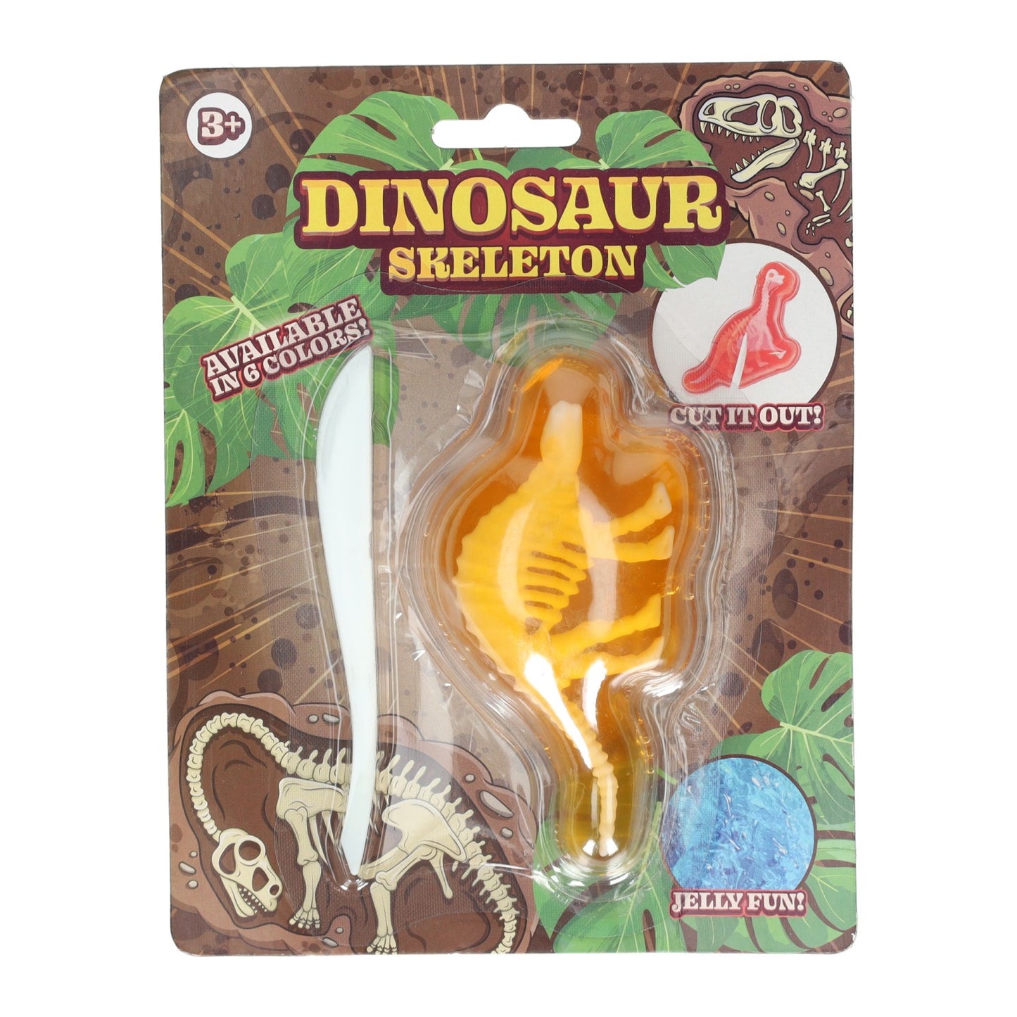 Johntoy Cut out dino slijm skelet