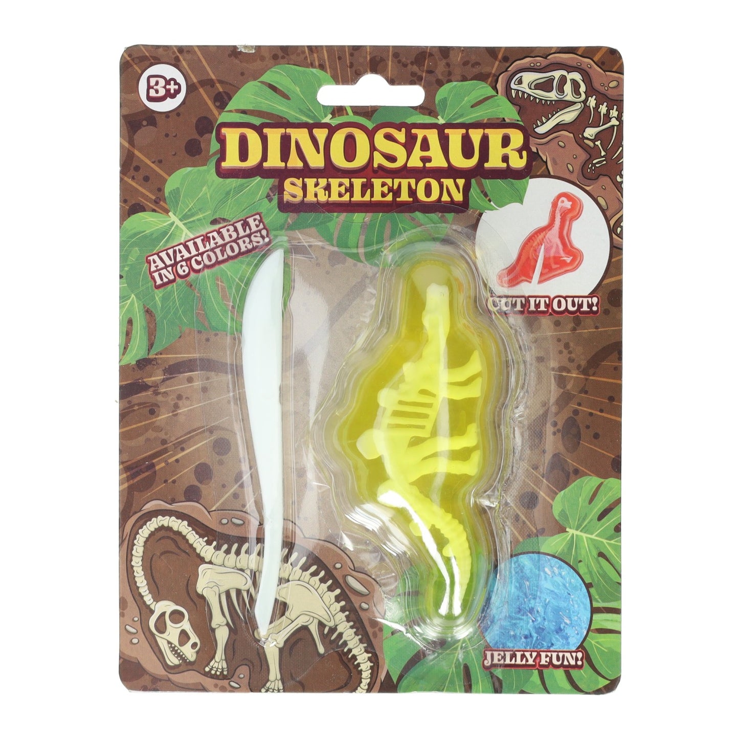 Johntoy Cut out dino slijm skelet