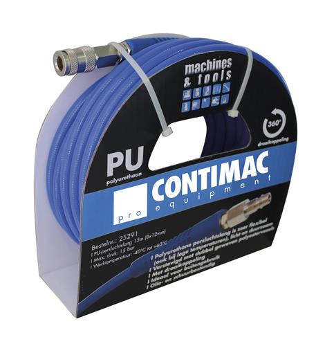 Contimac Luchtslang 8x12mm compleet +koppeling 15mtr