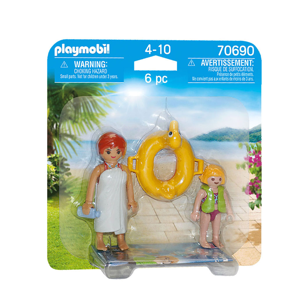 PLAYMOBIL family fun duopack waterpark badgasten - 70690
