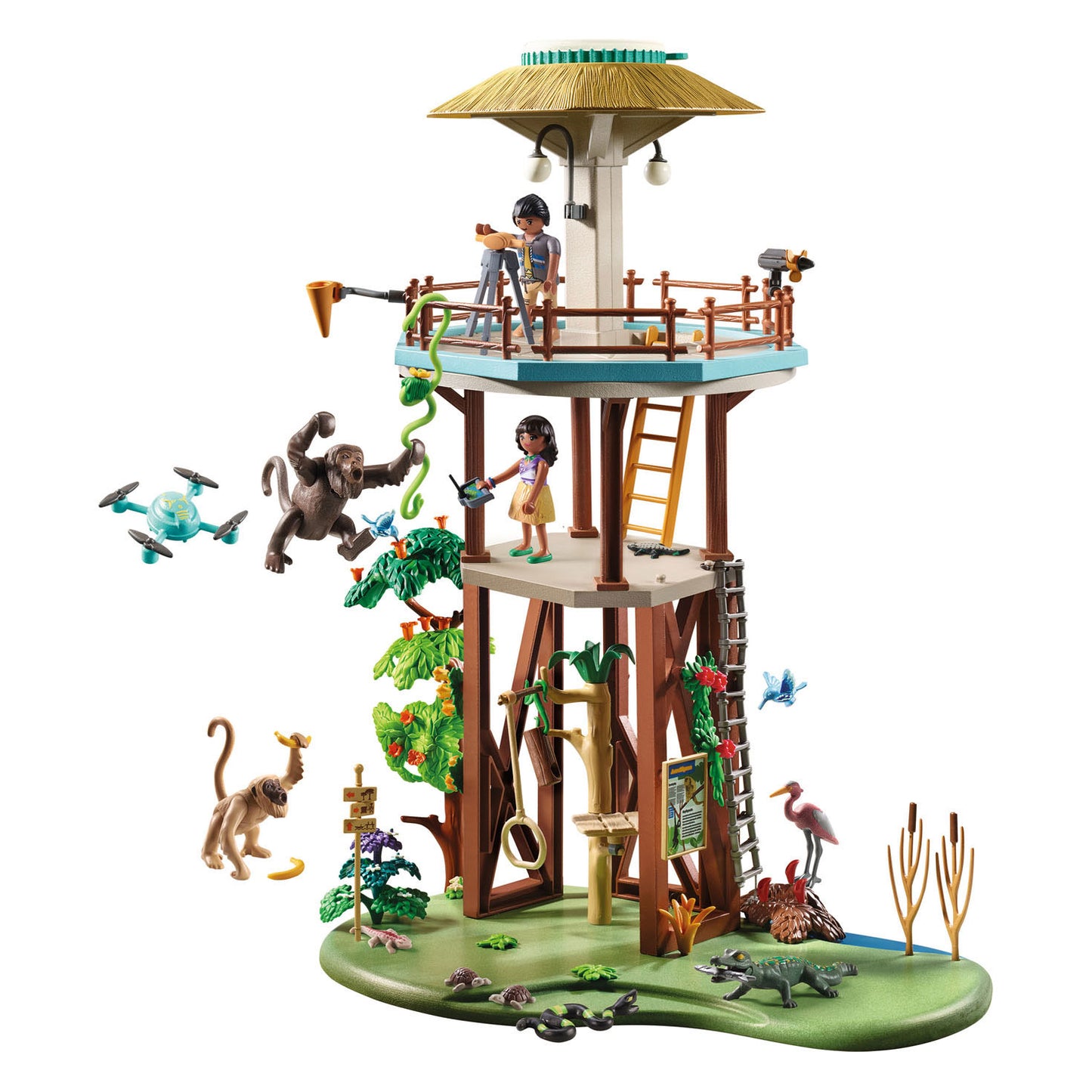 PLAYMOBIL wiltopia onderzoeksstation met kompas - 71008