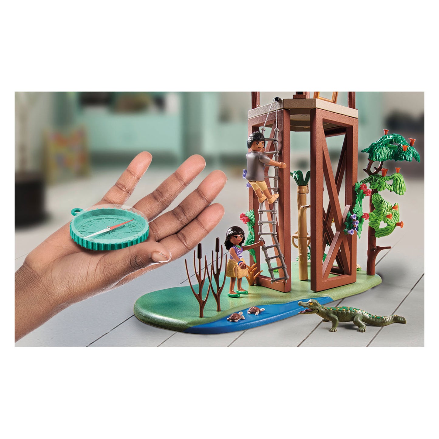 PLAYMOBIL wiltopia onderzoeksstation met kompas - 71008