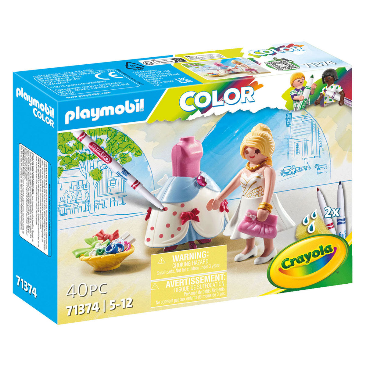 Playmobil color modieuze jurk - 71374