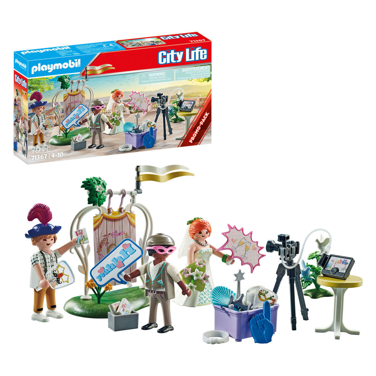 PLAYMOBIL city life bruidspaar met camera promo pack - 71367