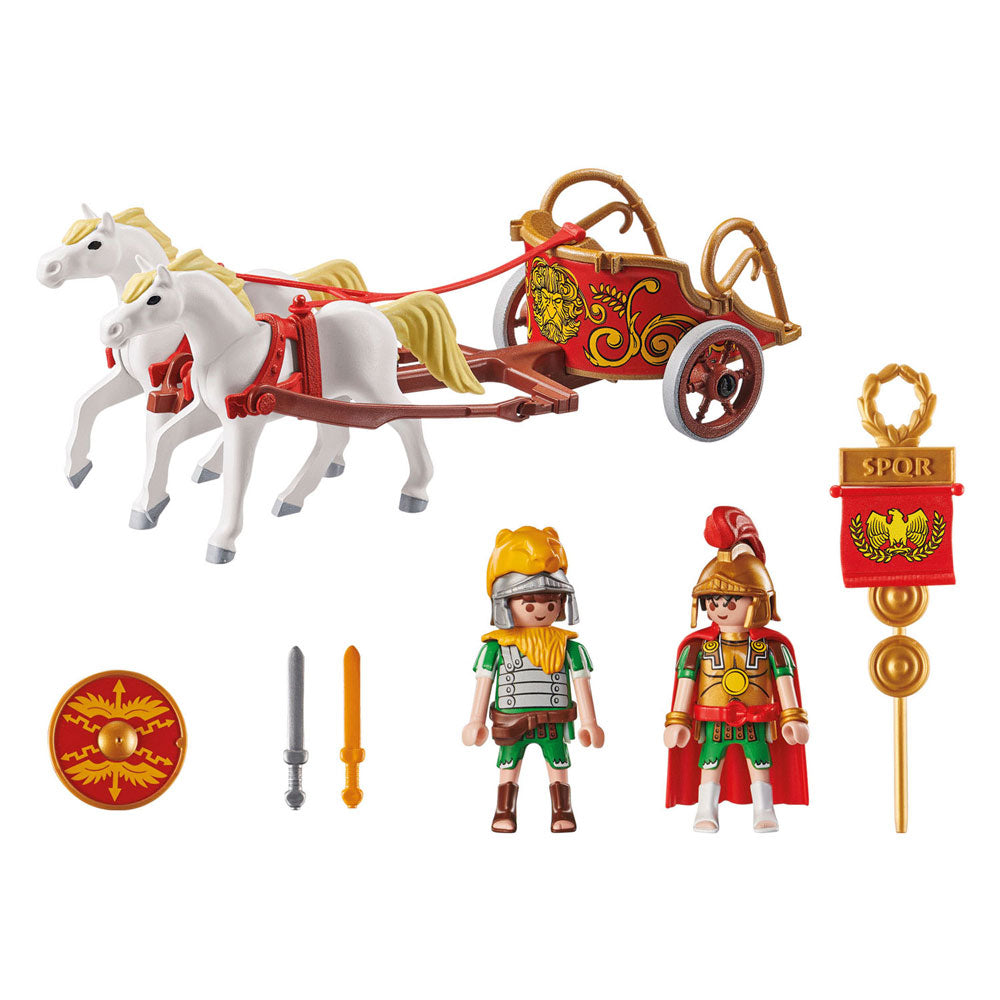 Playmobil asterix: romeinse strijdwagen - 71543