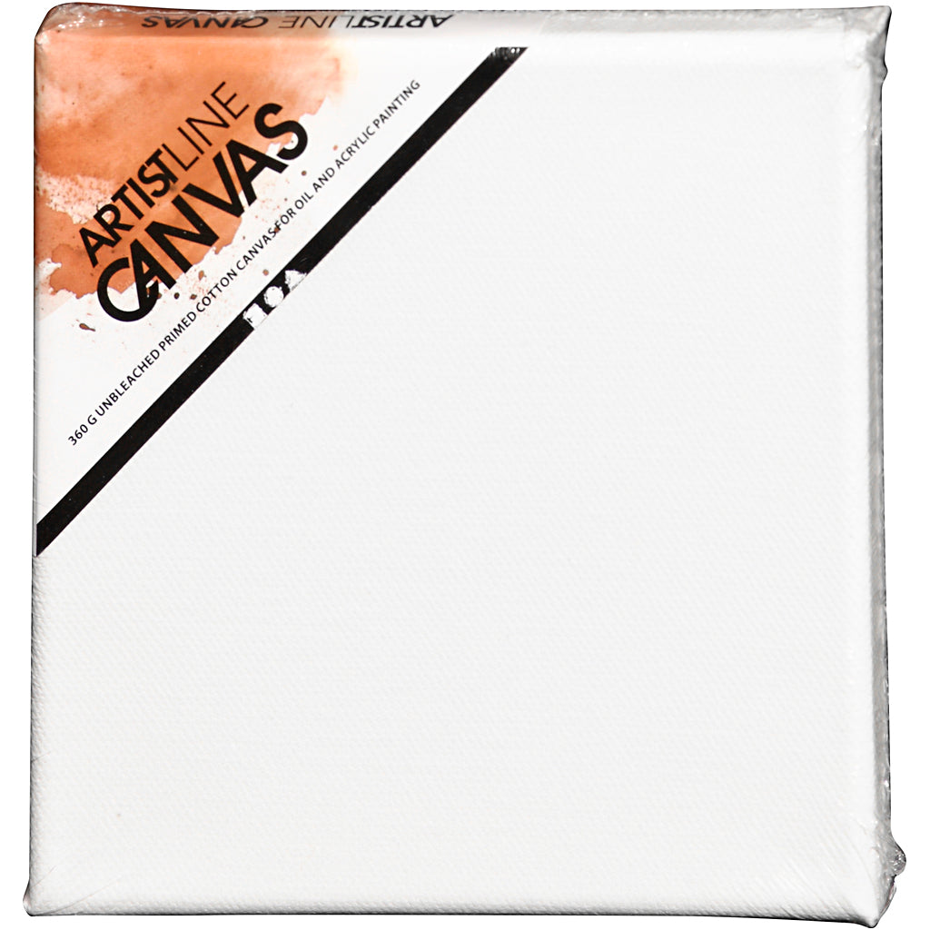 Creativ Company Https: www.cchobby.nl gespannen-canvas-d-1-6-cm-afm-15x15-cm-360-gr-wit-1-stuk