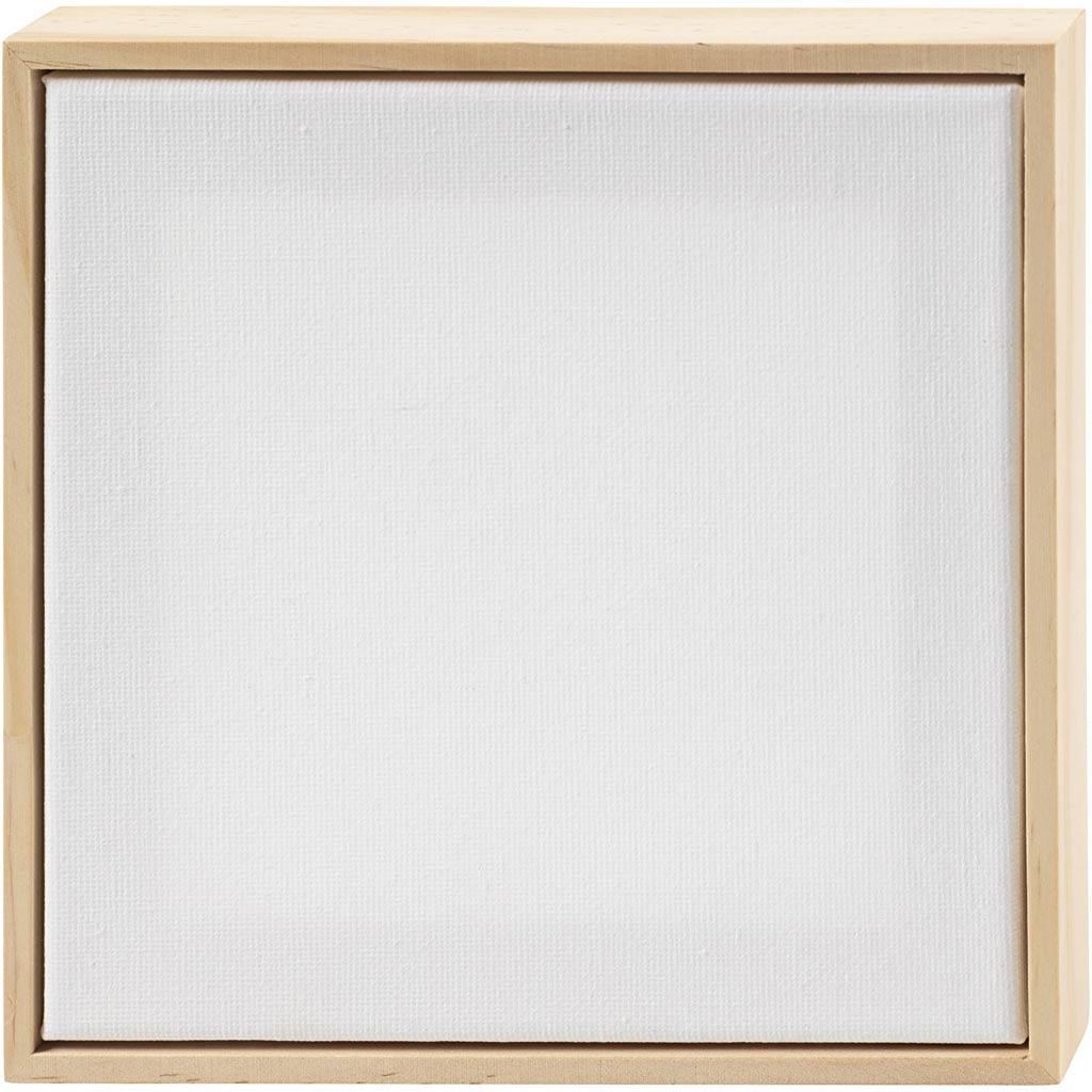 Creativ Company Https: www.cchobby.nl gespannen-canvas-met-lijst-afm-15-8x15-8-cm-280-gr-wit-10-stuk-1-doos
