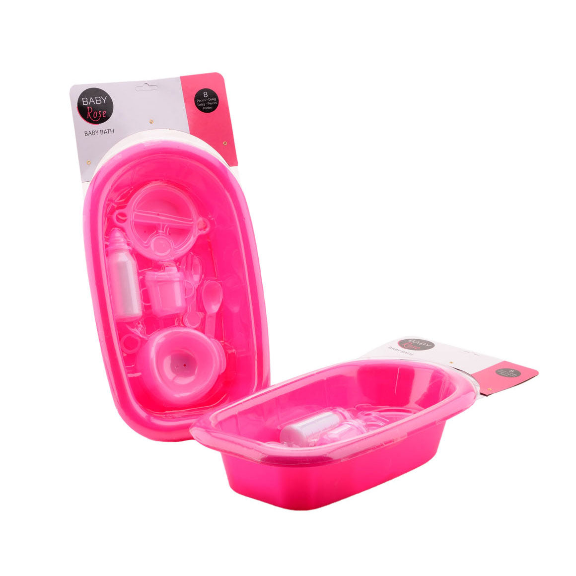 Johntoy Baby rose babybad met accessoires