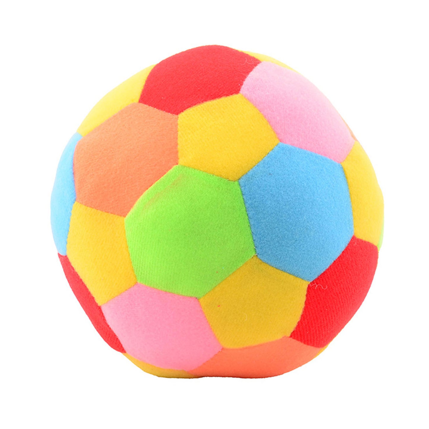 Johntoy Happy world stoffen rammel-bal