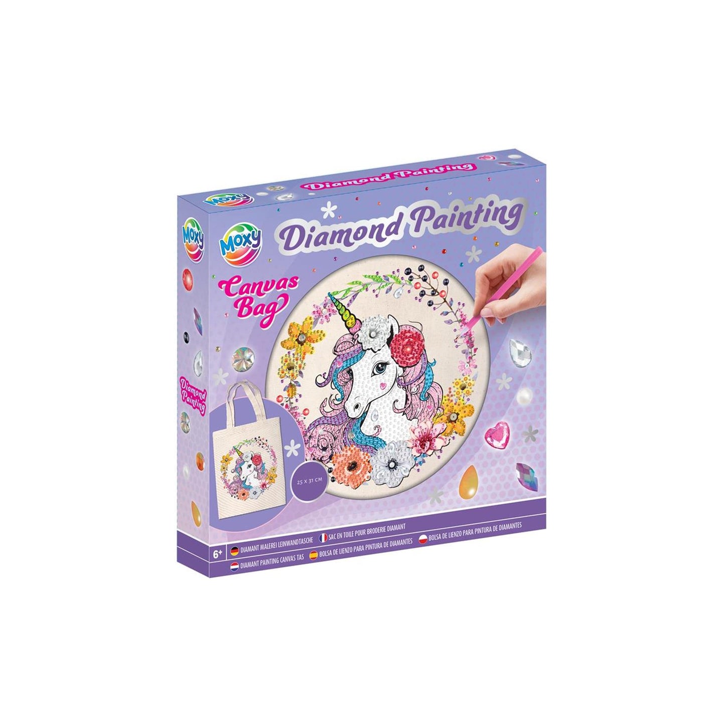 Grafix Versier je eigen diamond painting tas