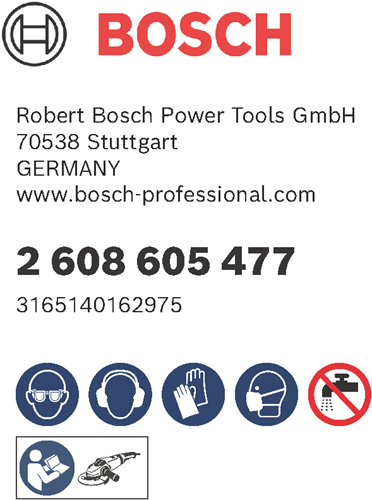 Bosch Accessoires fiberschuurschijf 125 r444, expert for metal , 80 - 2608605477
