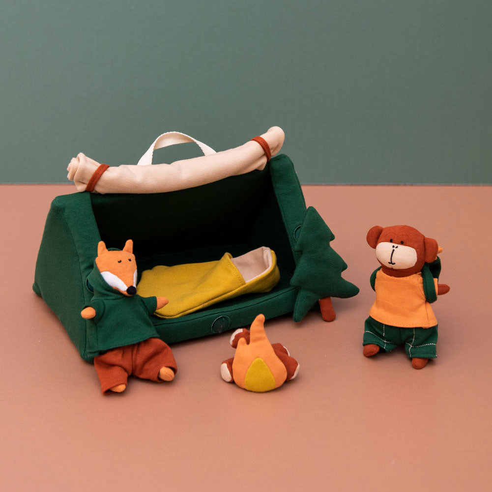 Ecoiffier Abrick Trixie puppet world l - camping