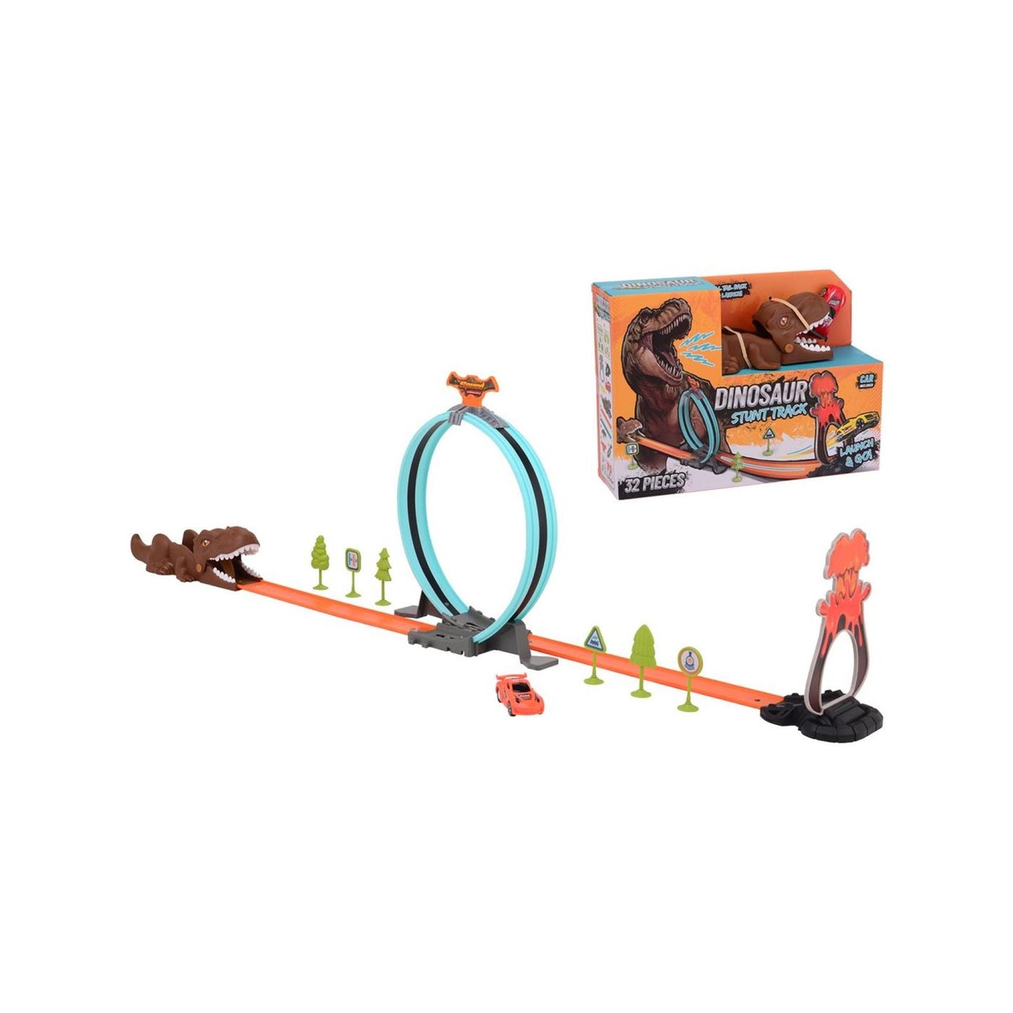 Johntoy Lanceer auto dino racebaan