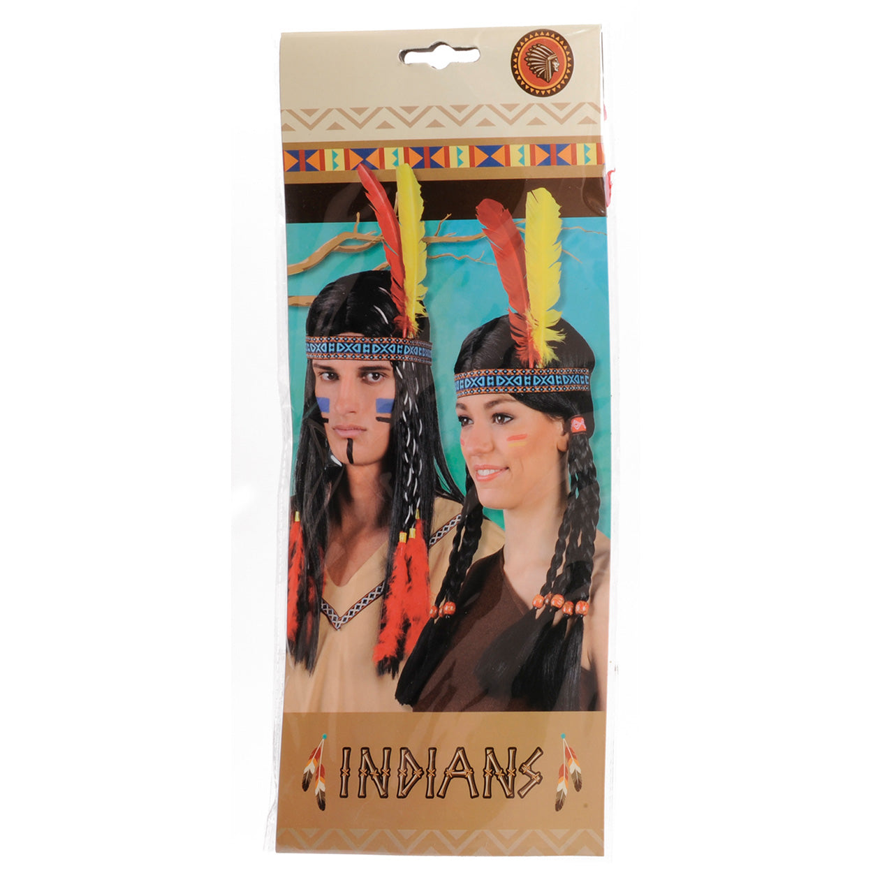 Boland Indianen hoofdband stof