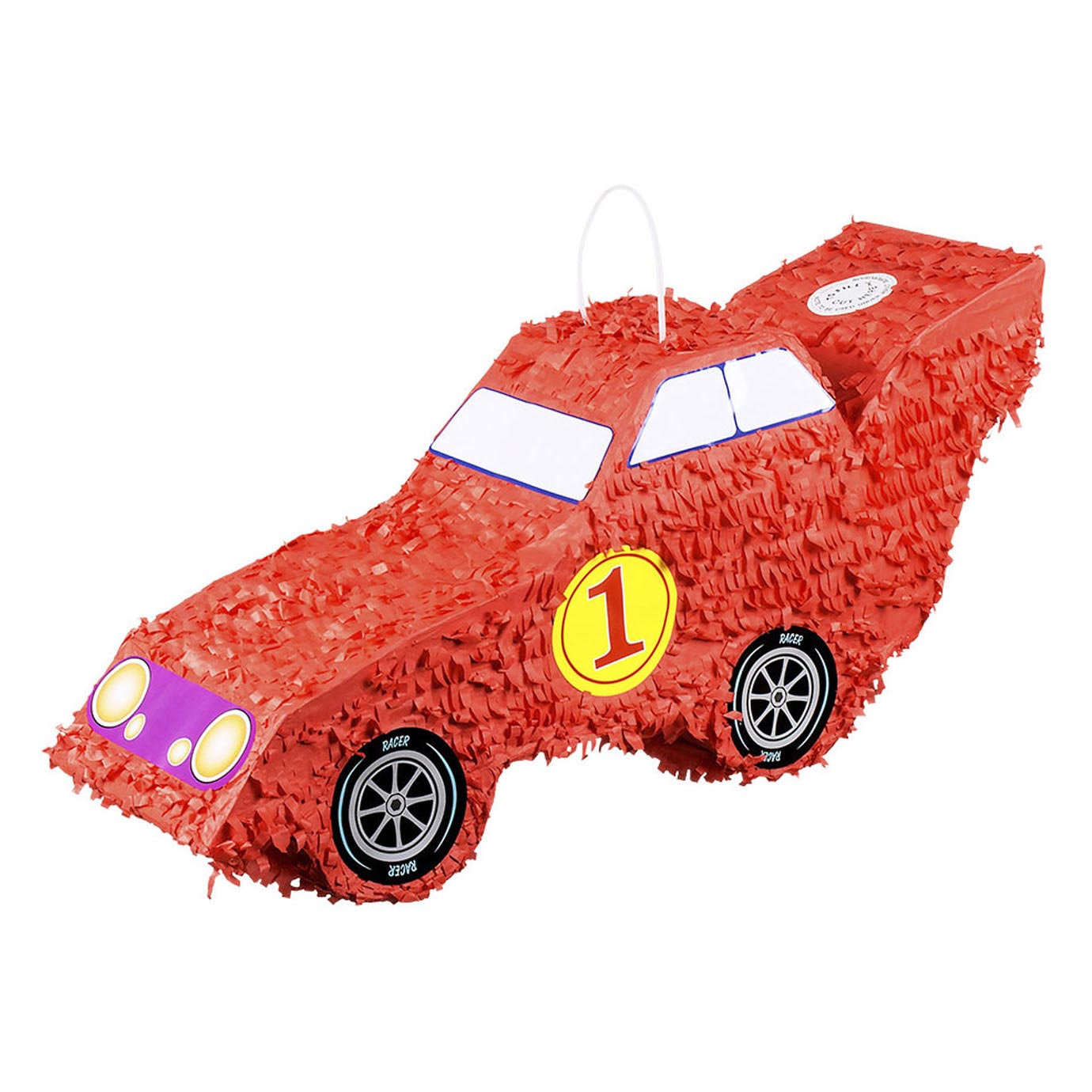 Boland Pinata raceauto rood