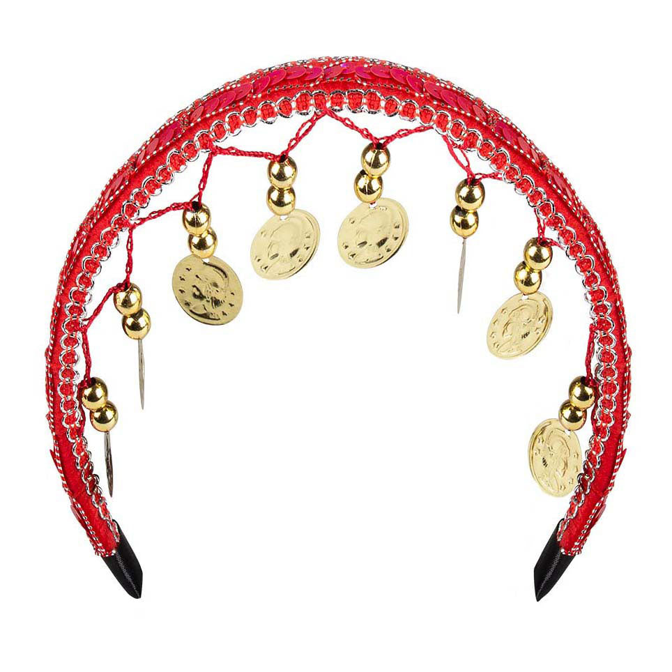 Boland Belly dance set rood, 3dlg.