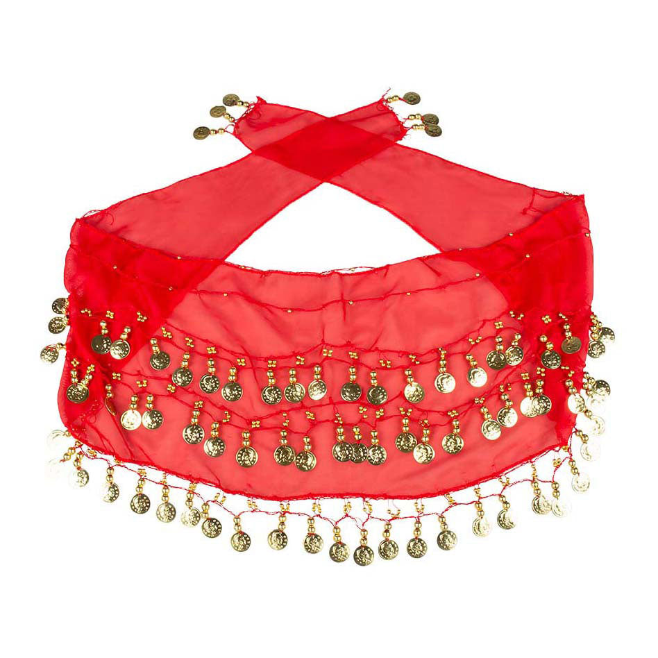 Boland Belly dance set rood, 3dlg.