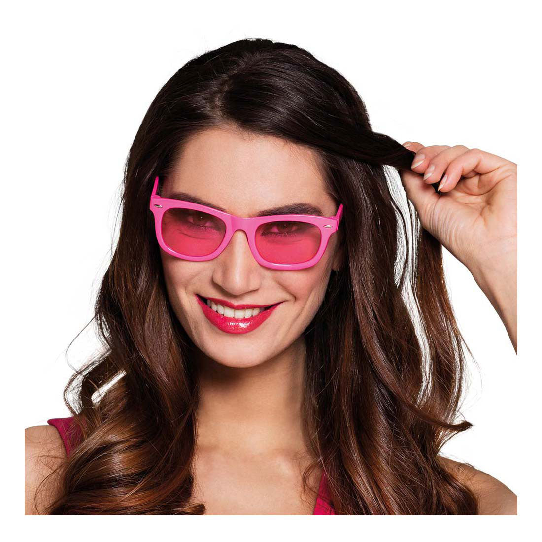 Boland Partybril dance neon roze