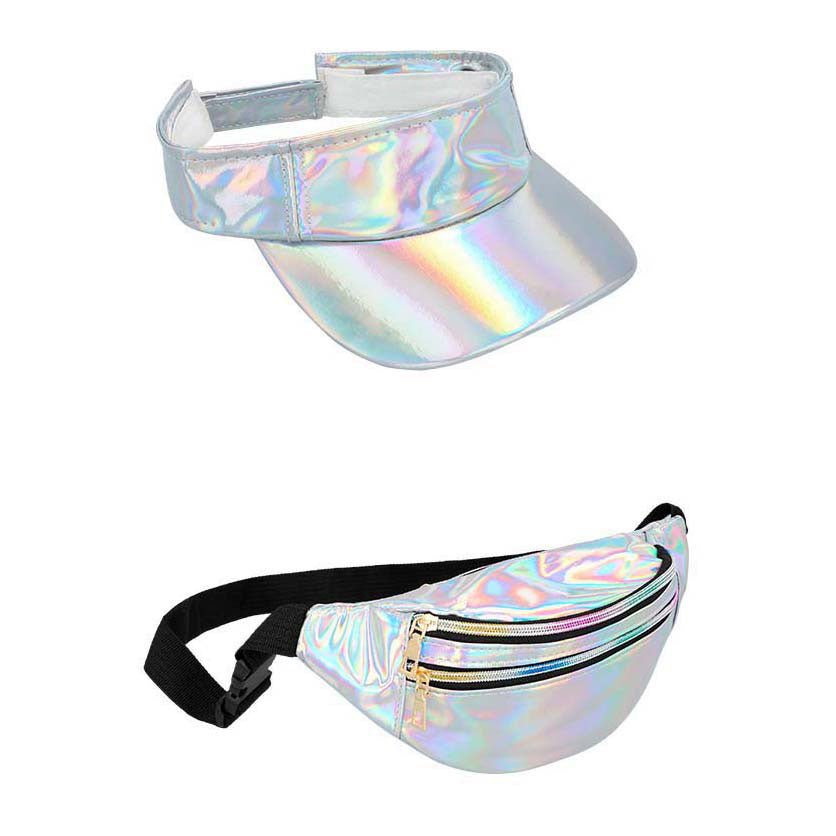 Boland Accessoiresset holo festival zilver