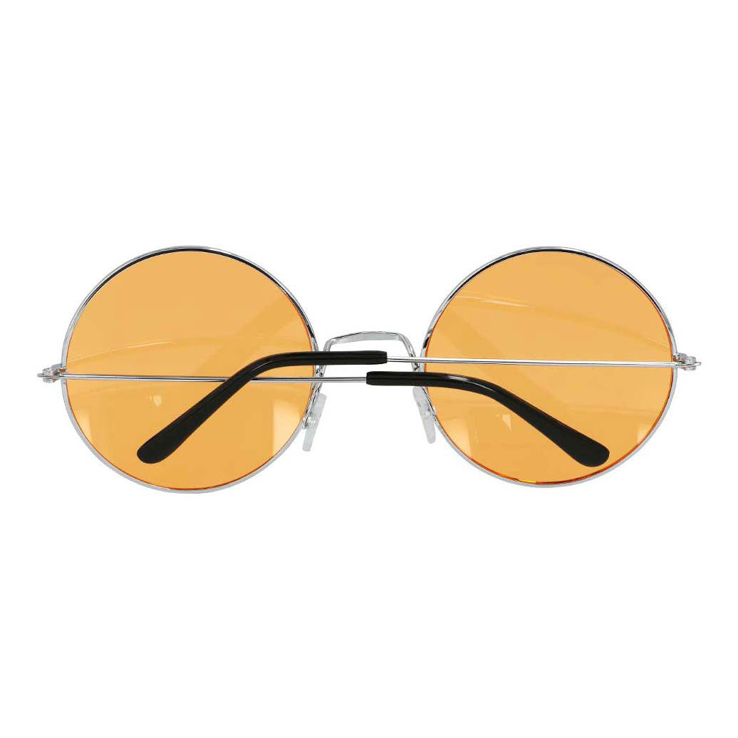 Boland Partybril hippie xl oranje